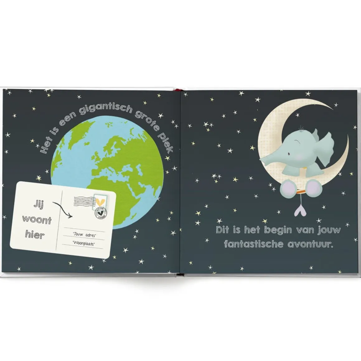 Babyboek "Welkom op de wereld" personaliseren