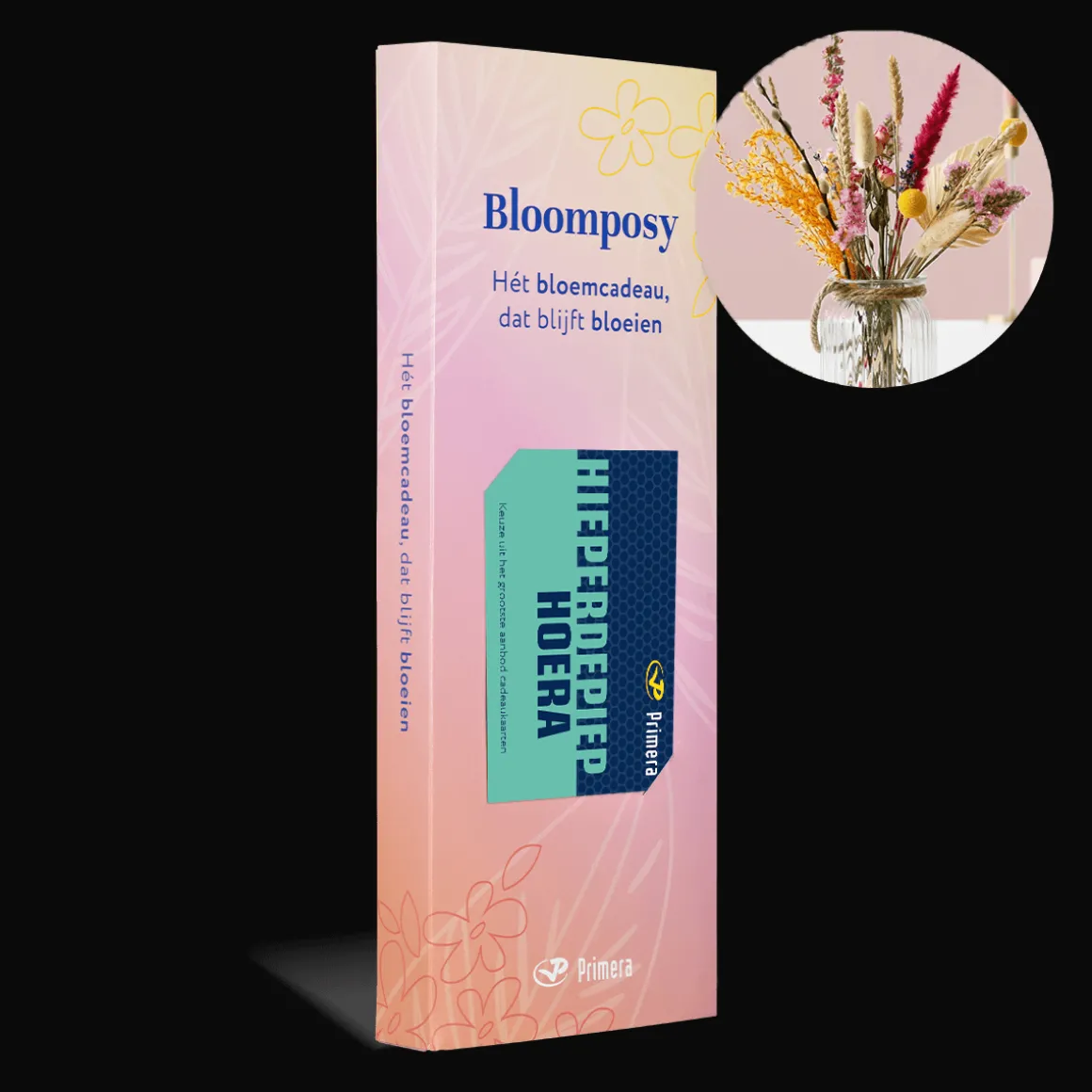 Bloomposy met Hieperdepiep hoera Primera Keuze Cadeaukaart
