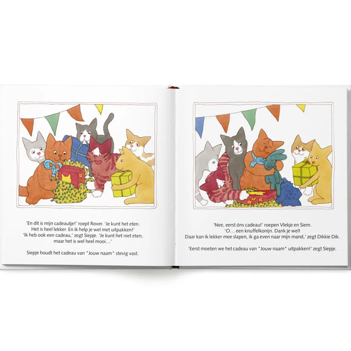 Boek "Dikkie Dik is jarig" met naam