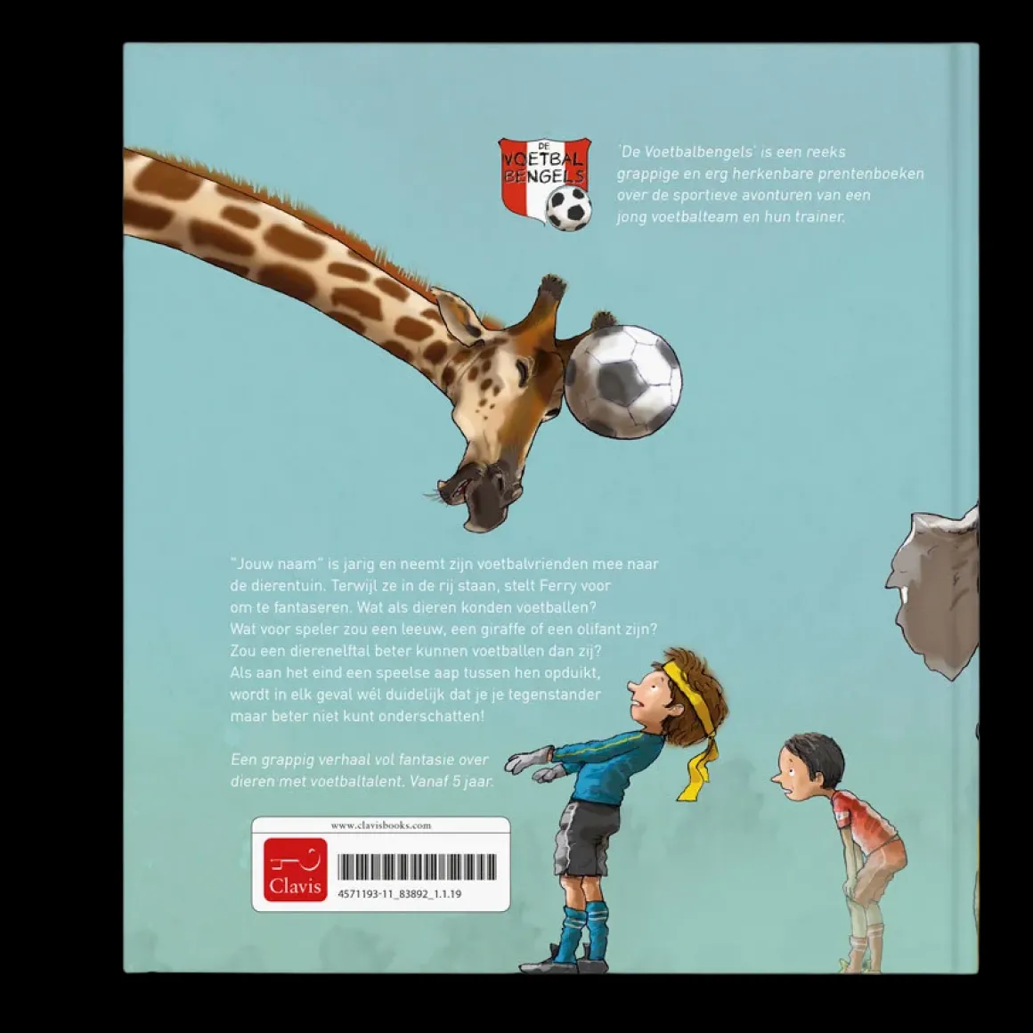 Boek "Jouw eigen dierenelftal" personaliseren