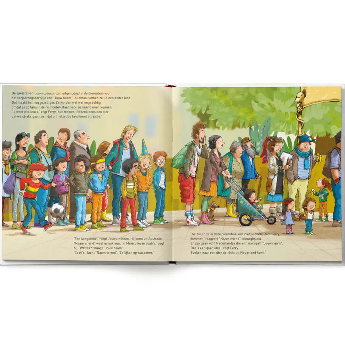 Boek "Jouw eigen dierenelftal" personaliseren