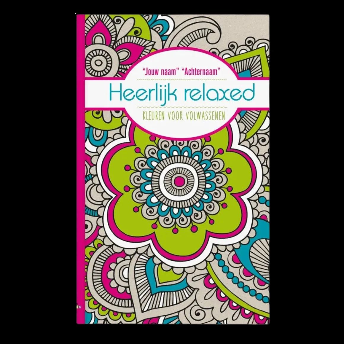 Boek met naam - Kleurboek voor volwassenen - Heerlijk relaxed