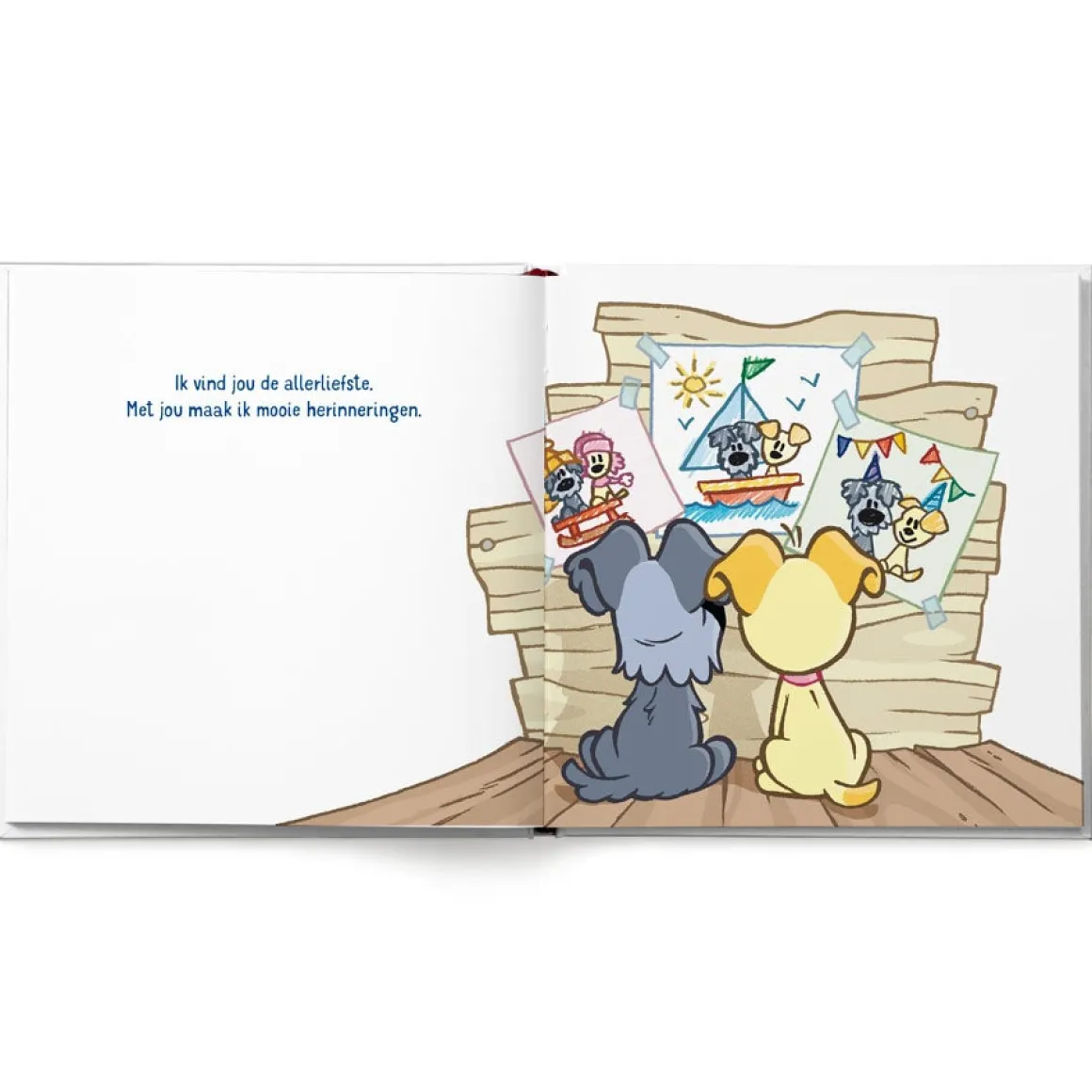 Boek "Woezel & Pip - Jij bent de allerliefste" met naam