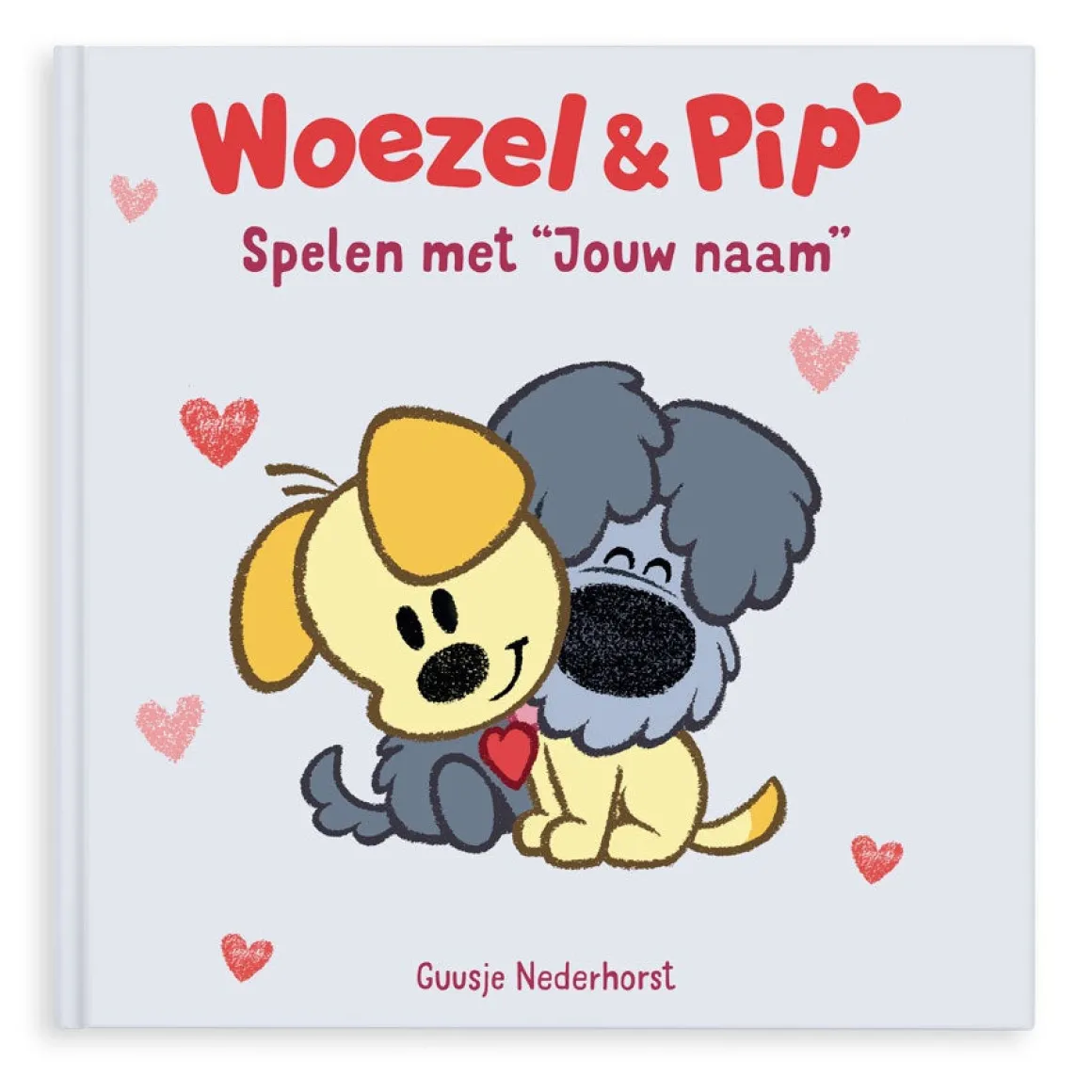 Boek "Woezel & Pip - spelen met jou" met naam