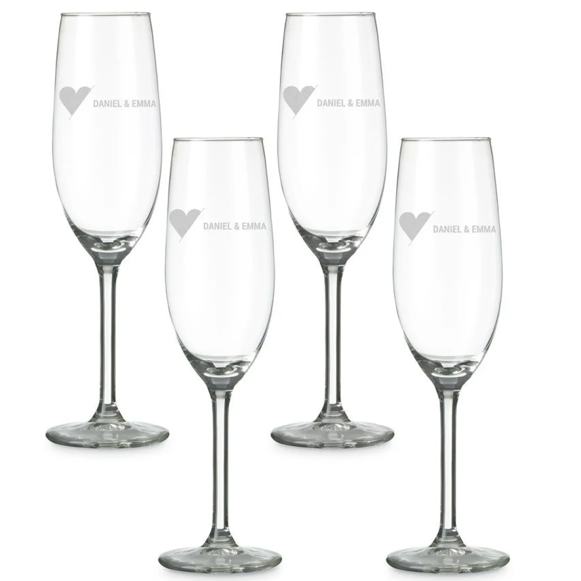 Champagneglas graveren
