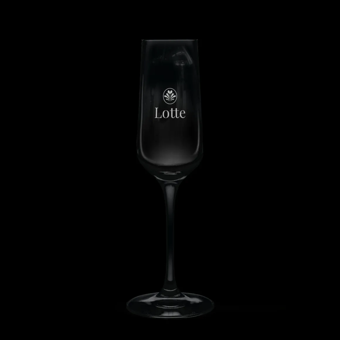 Champagneglas graveren