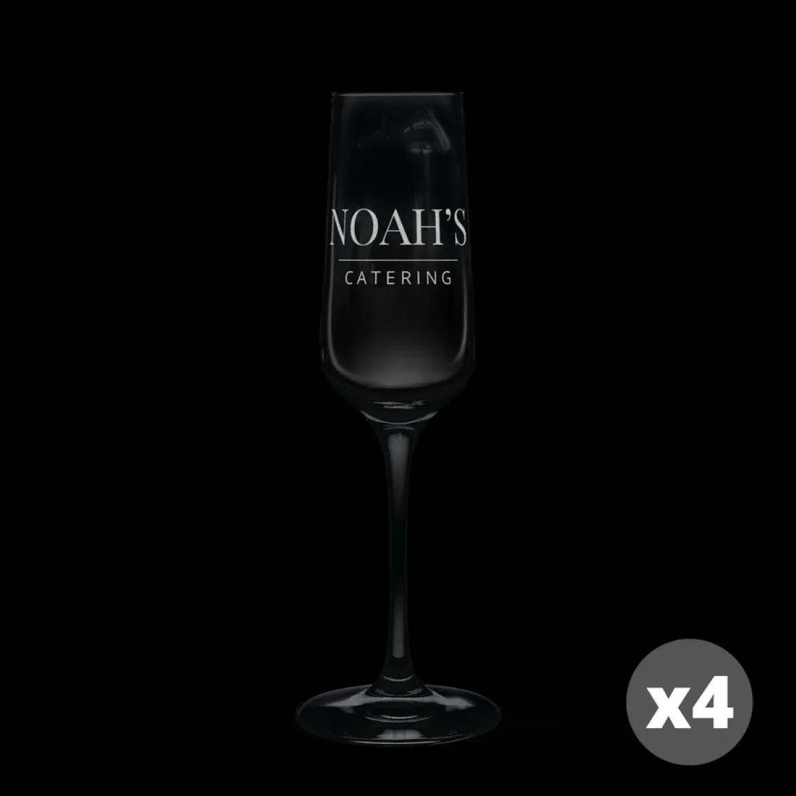 Champagneglas graveren