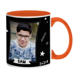 Mok met foto - Oranje