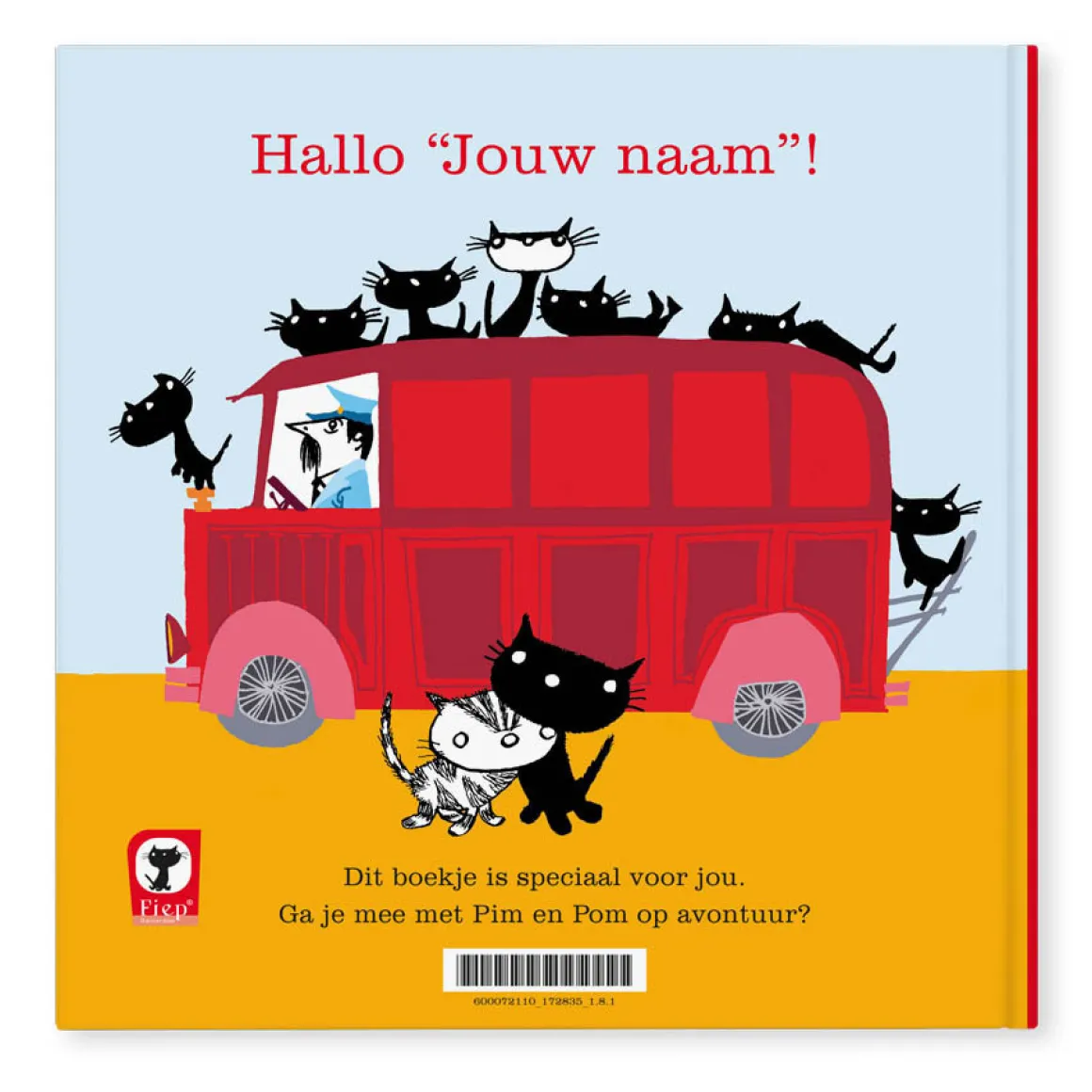 Op avontuur met Pim en Pom - Boek met naam kind