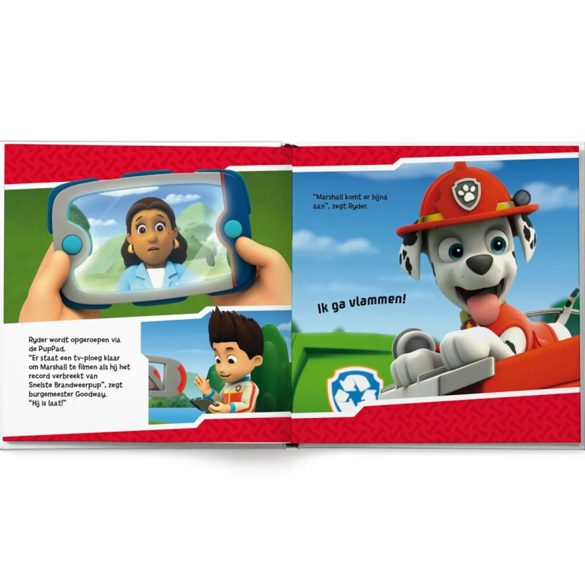 Paw Patrol boek met eigen naam
