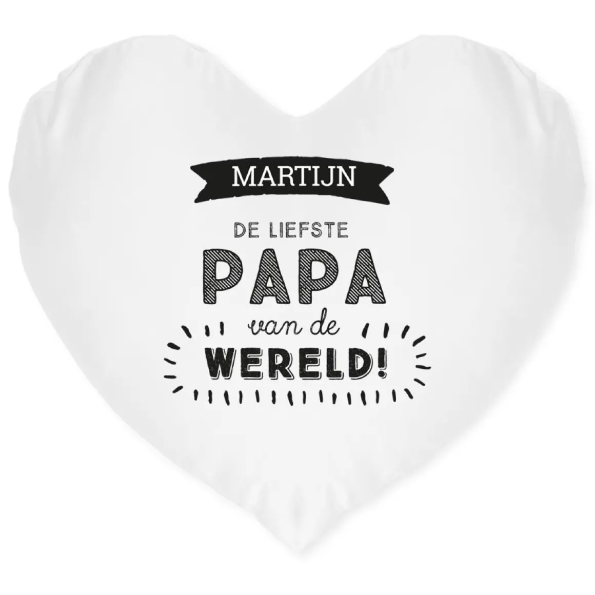 Vaderdagkussen - Hart