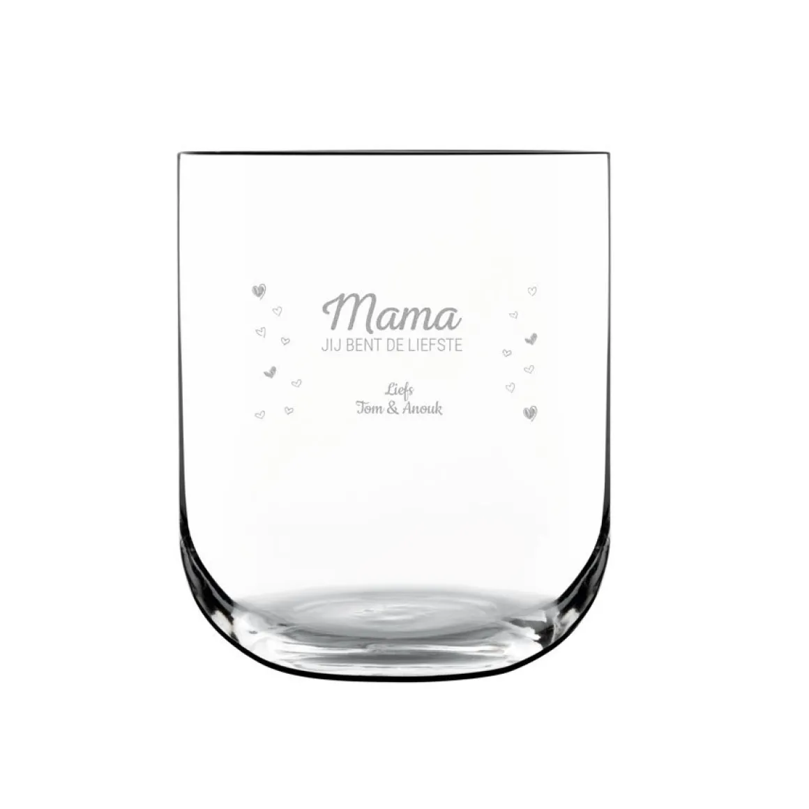 Waterglas deluxe graveren