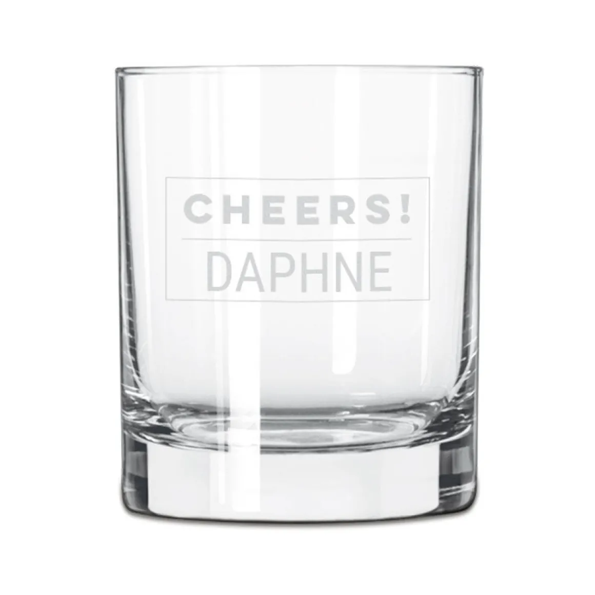 Whiskey glas met naam
