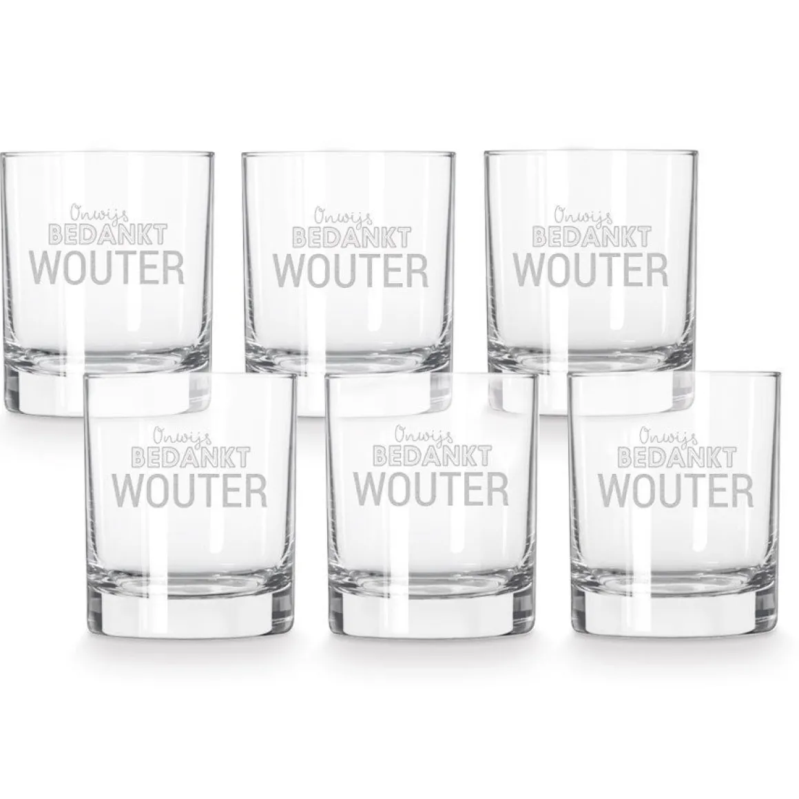 Whiskey glas met naam