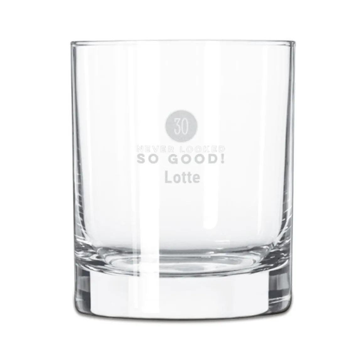 Whiskey glas met naam