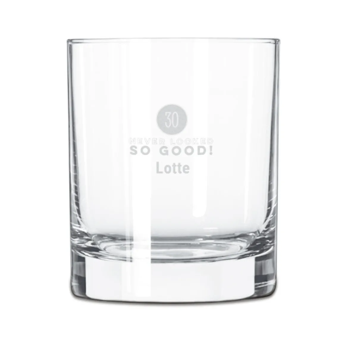Whiskey glas met naam