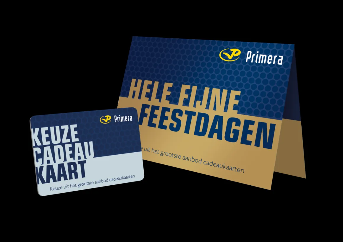 Zaaibommetjes met Fijne Feestdagen Primera Keuze Cadeaukaart