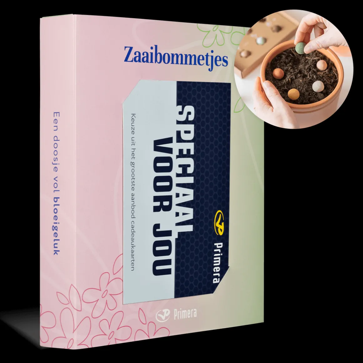 Zaaibommetjes met Speciaal voor jou Primera Keuze Cadeaukaart